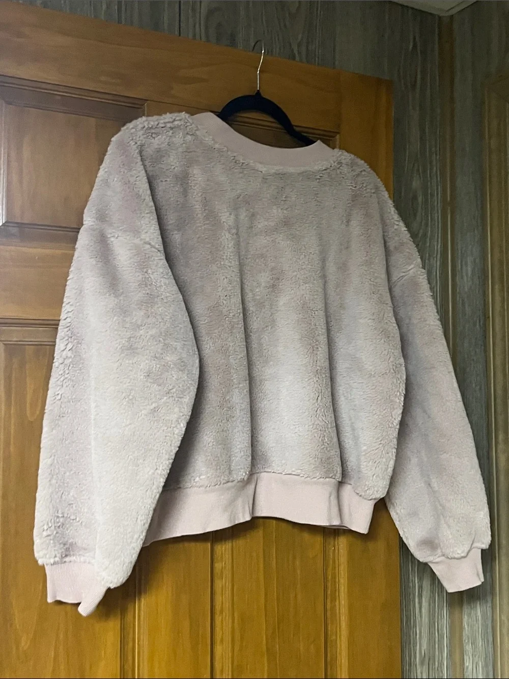 wild fable Plush Crewneck Sweatshirt in Light Lavender - Picture 6 of 6